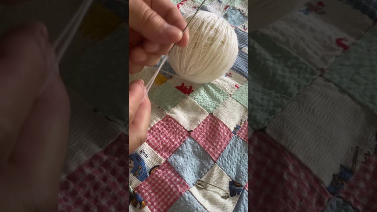 Quick Tied Quilt Method for Beginners #shorts