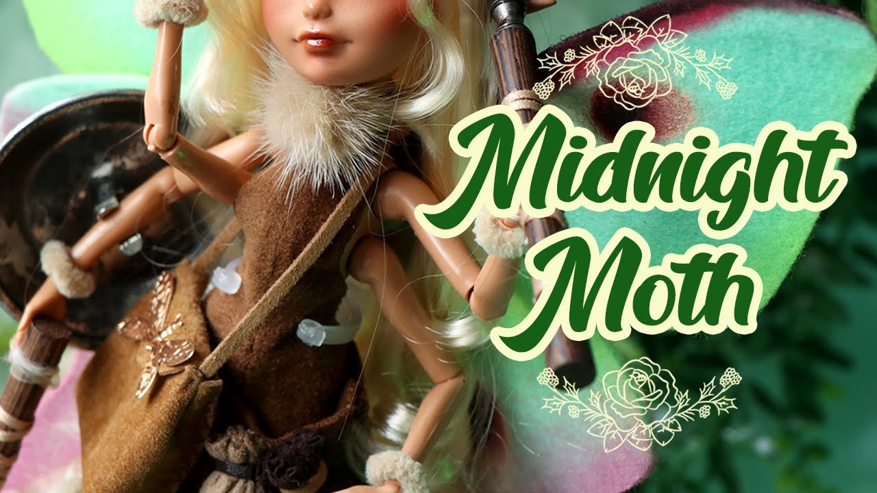 MIDNIGHT MOTH 🍃 custom doll | DnD character creation | PIXIENATORY