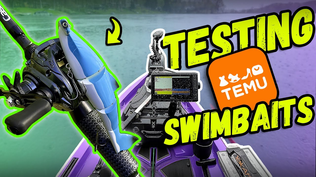 Fishing With CHEAP Swimbaits from Temu&hellip; Do They Actually Work?!