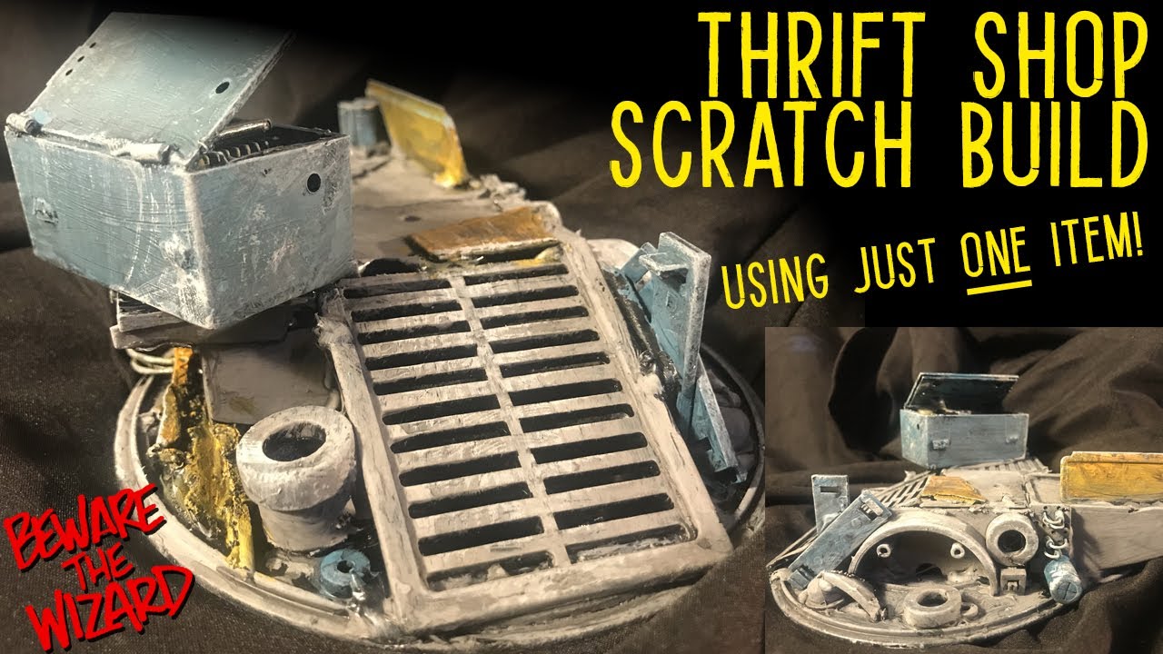 Scratch Build Terrain using just ONE thrift shop item! Warhammer DnD