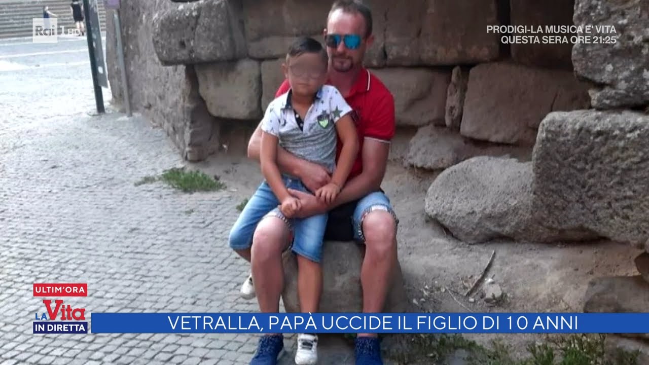 Vetralla, papà uccide il figlio di 10 anni - La vita in diretta 17/11/2021