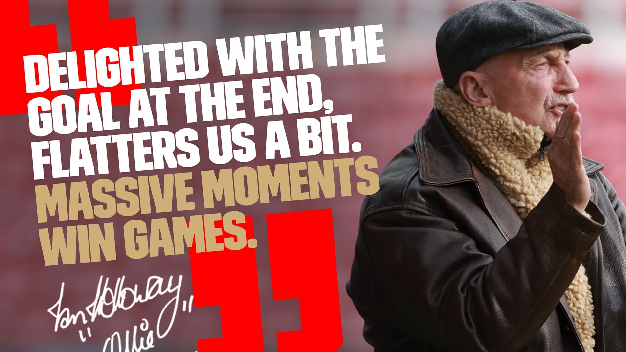 Ian Holloway on victory against Oldham