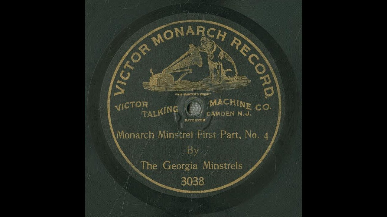 Monarch Minstrel, first part, no. 4 #1902 #vinyl shellac records
