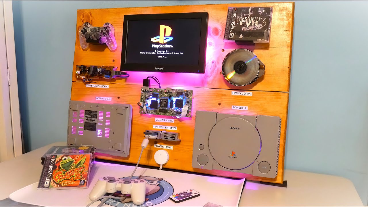 Making A Disassembled PlayStation You Can Still Play