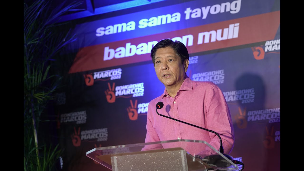 Bongbong Marcos Official Announcement