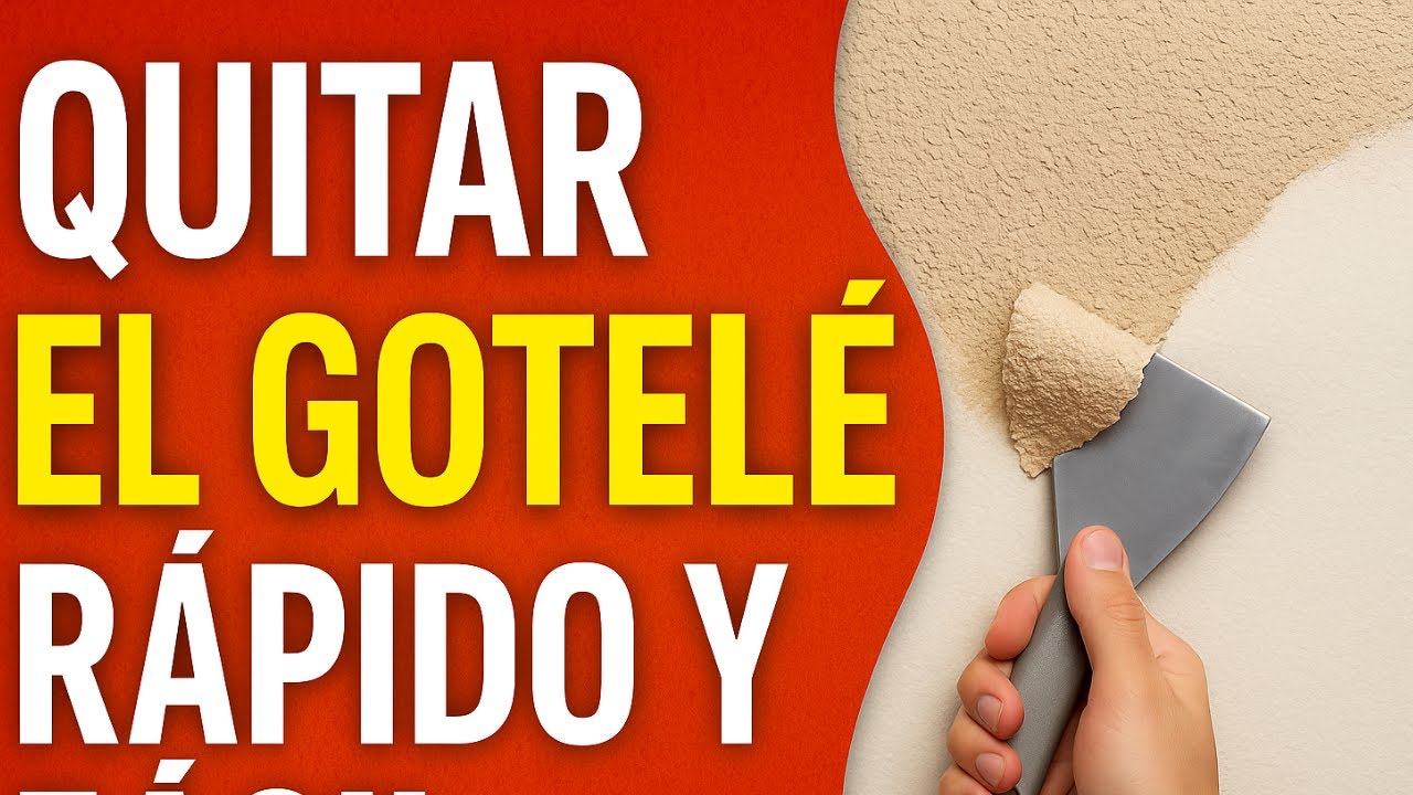 😲 QUITAR GOTELE y ALISAR PAREDES en 2026 ✅ TRUCO RÁPIDO con Lijadora (¡Sin Polvo! | Paso a Paso