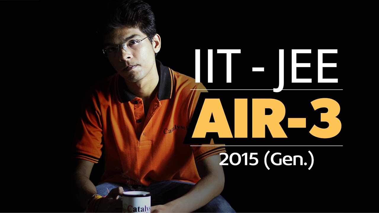 IIT JEE Advanced Topper - AIR 3 Mukesh Pareek sharing his tips to Crack IIT JEE.