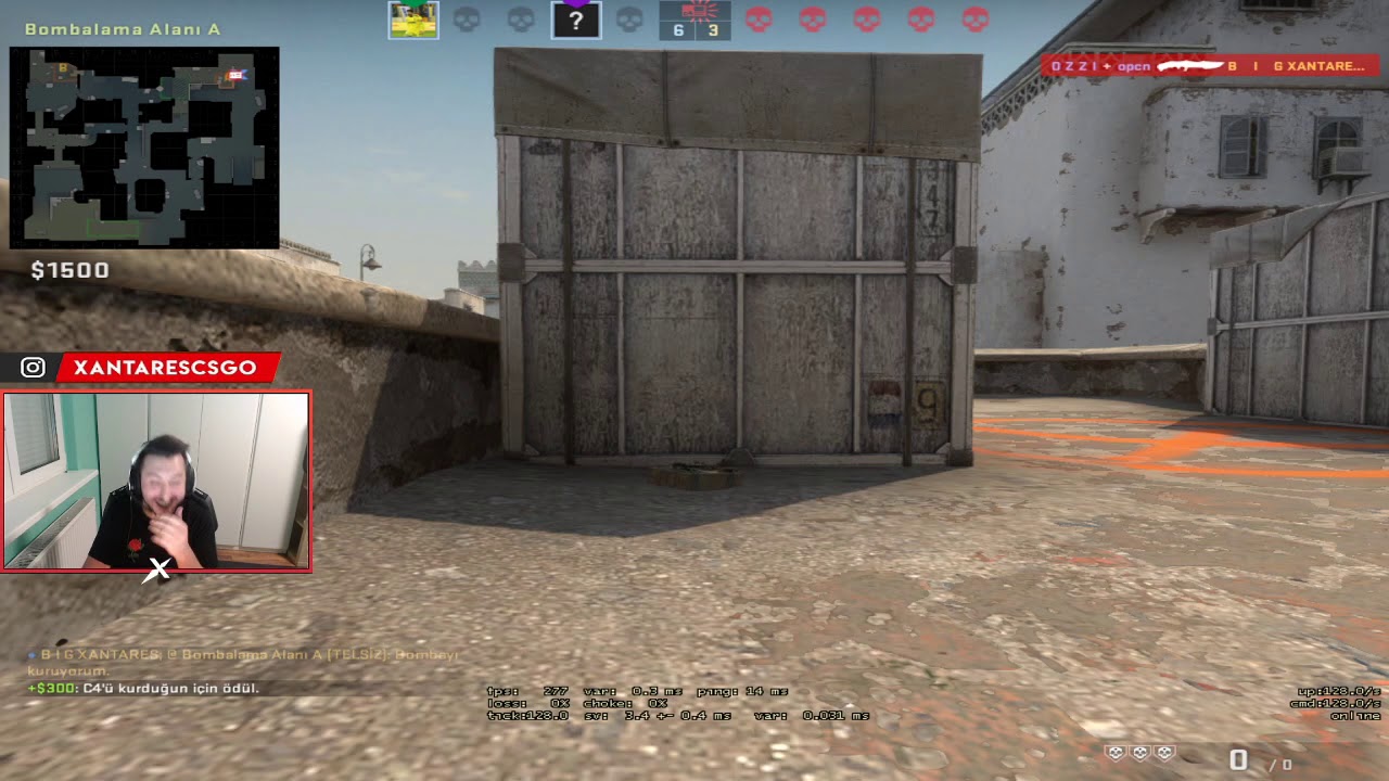 XANTARES OZAN TUFANDAN BIÇAK YİYOR (XANTARES CAM)
