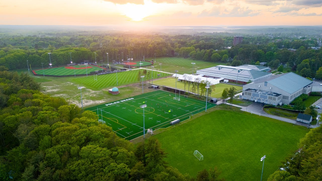 Bowdoin College Athletic Fields Golden Hour