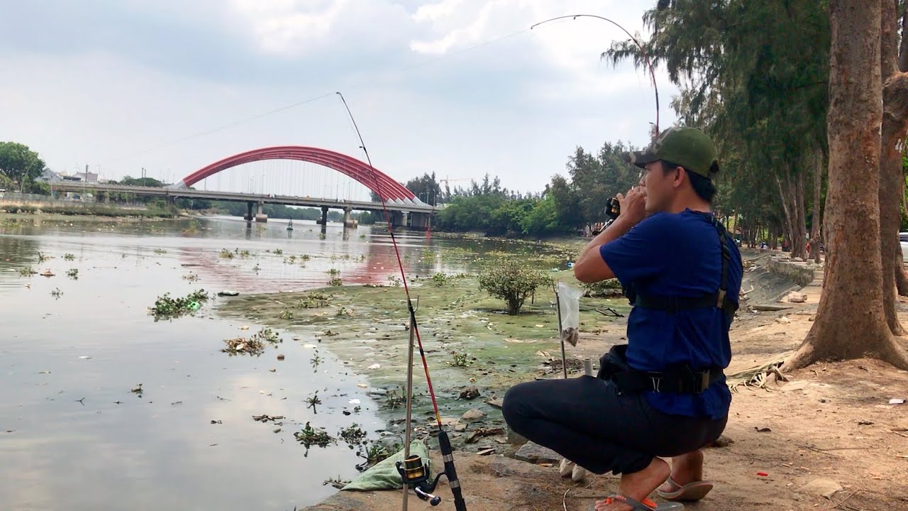 CÂU CÁ TRÊ SÔNG SÀI GÒN - CẦN CÂU MINI ĐẠI CHIẾN CÁ BÚ BÌNH | Dương Khương Duy FISHING 2020 #3