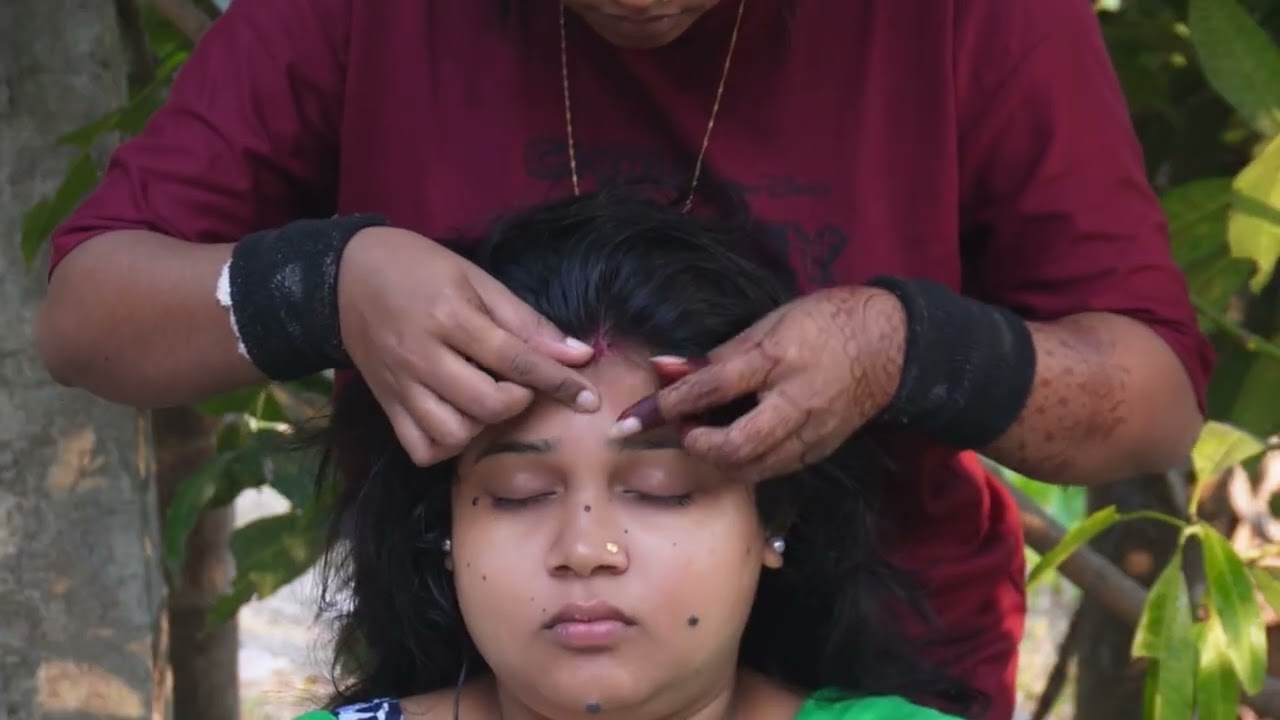 Head Massage ASMR with Cracking Sounds  Deep Relaxatio