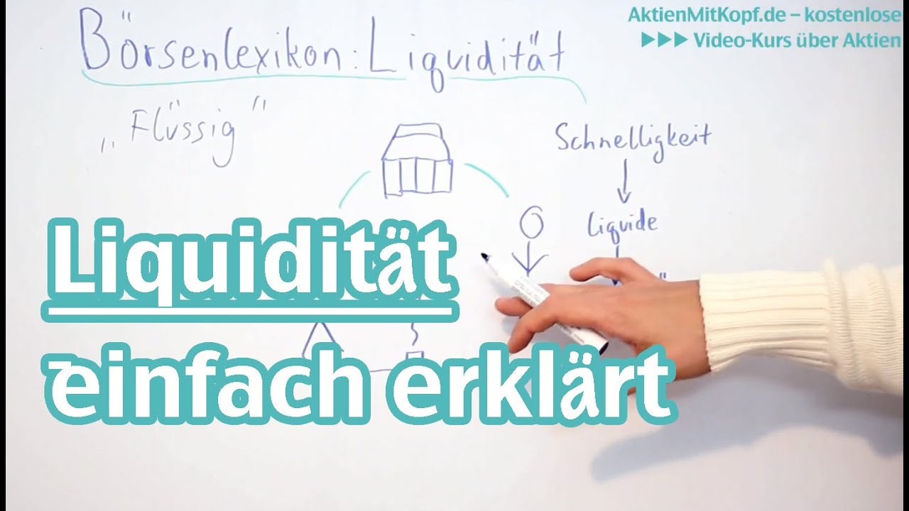 Liquidit&auml;t einfach erkl&auml;rt - B&ouml;rsenlexikon AktienMitKopf.de