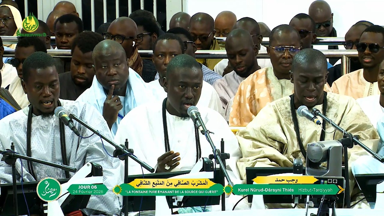 Man zanani & Wajaba hamdou kurel Nûrud Dârayni  Hizbut-Tarqiyyah Thiès 6e Jour Ramadan 2026/1447.h