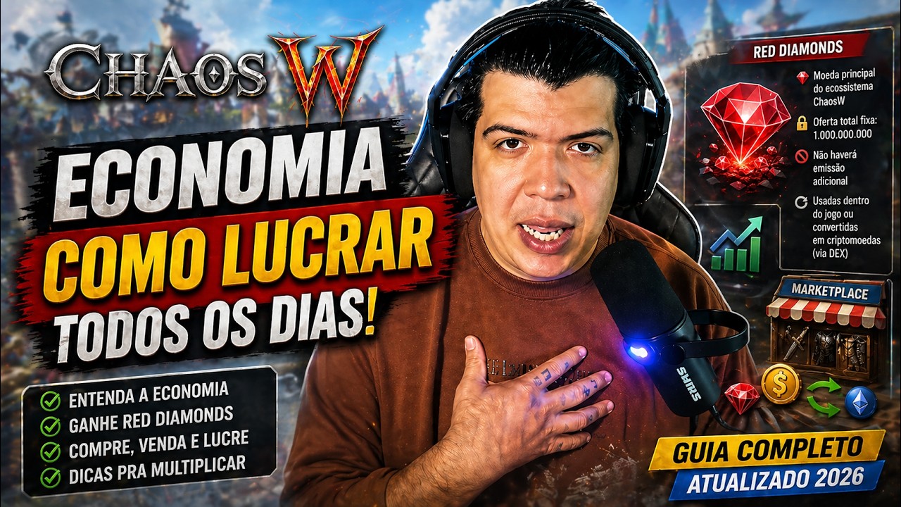 🔥 CHAOS W: COMO LUCRAR TODOS OS DIAS (GUIA REAL DA ECONOMIA) 💰😱