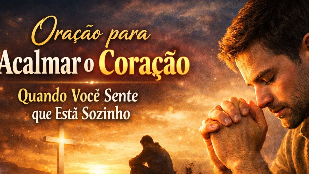 Oração para acalmar o coração quando você sente que está sozinho I Reze com Deus HOJE