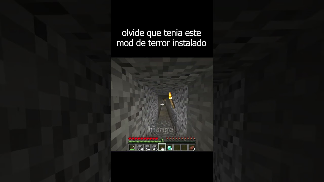 olvide que tenia este mod de terror instalado #minecraft #minecraftmemes