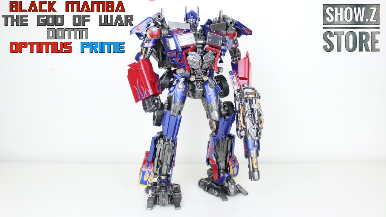 Black Mamba The God Of War DOTM Optimus Prime Review