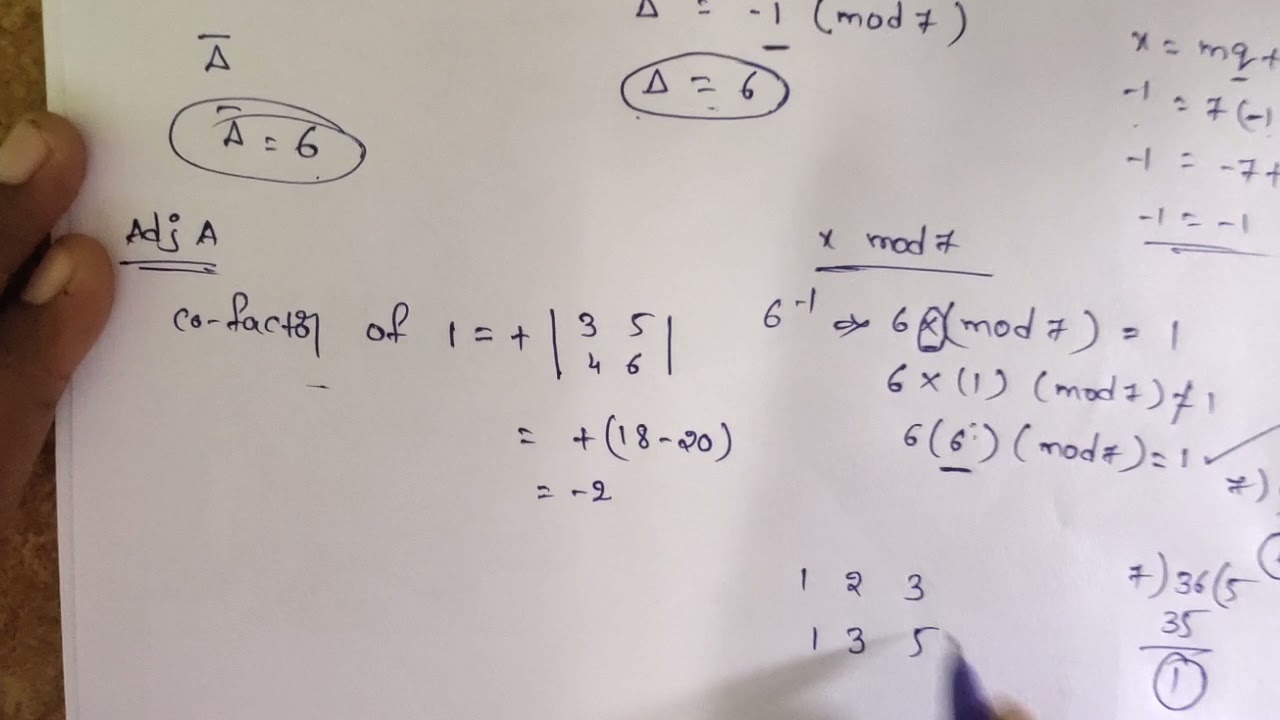 system of linear congruences with three variables