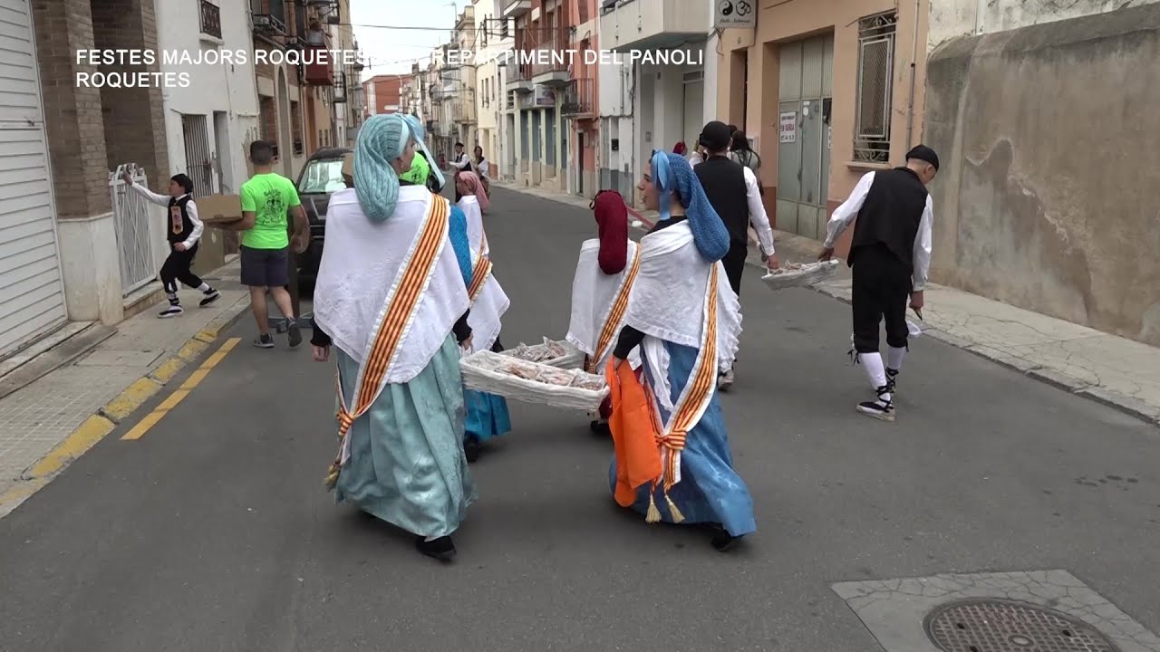 Festes Majors Roquetes 2025  Repartiment del Panoli