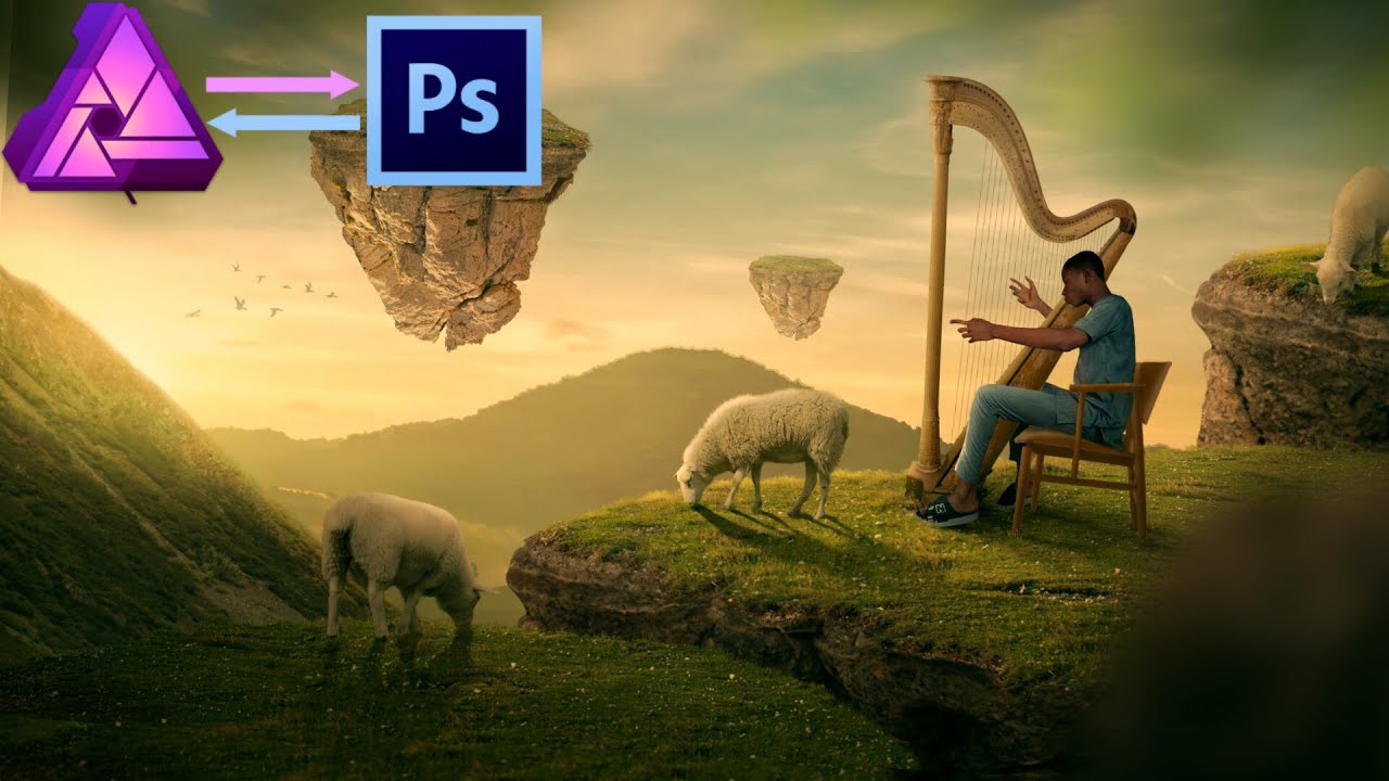 PHOTO MANIPULATION tutorial | Affinity photo/Photoshop