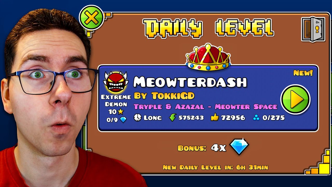 Ik Haalde het MOEILIJKSTE Daily Level - Geometry Dash (Nederlands)