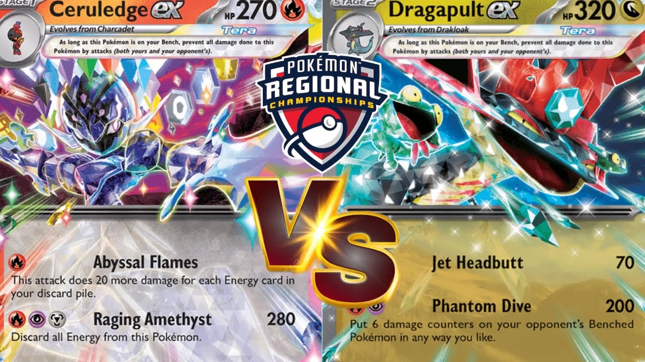 Ceruledge ex vs Dragapult ex - Pok&eacute;mon TCG 2026 Gdansk Regional Championships