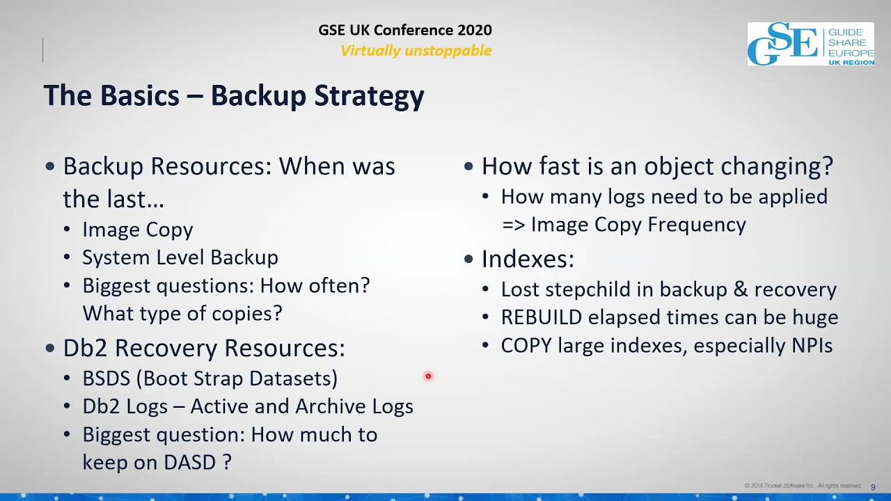 2AD Recovery challenges in Db2 for zOS