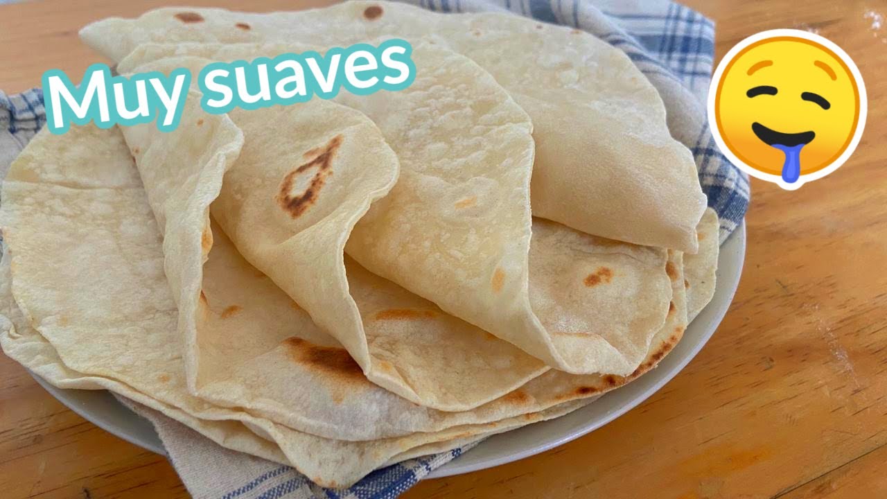 TORTILLAS DE HARINA MUY SUAVES SIN POLVO DE HORNEAR NI MANTECA | ALE DE NAVA