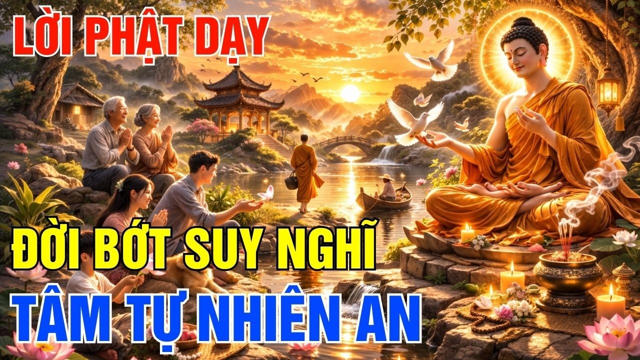 Phật Dạy Bớt Suy Nghĩ Tâm Tự Nhiên An Bí Quyết Buông Xả Mọi Phiền Não Sống Bình Yên!
