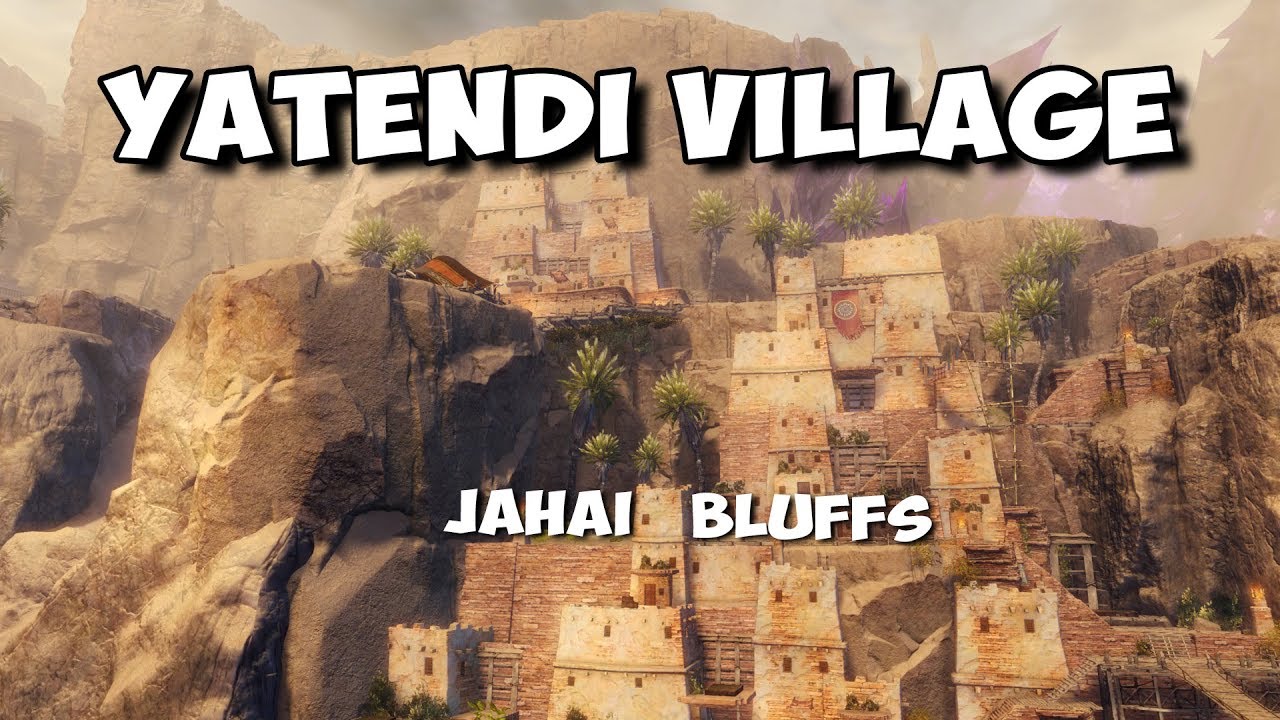 Guild Wars 2 - Ambient Dialogue: Jahai Bluffs | Yatendi village