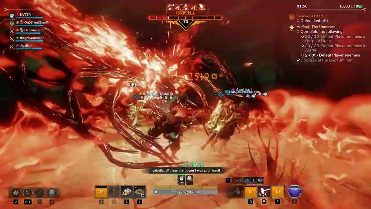 New World Aeternum. Isabella Final Boss. Tempest's Heart Dungeon. Tank POV.