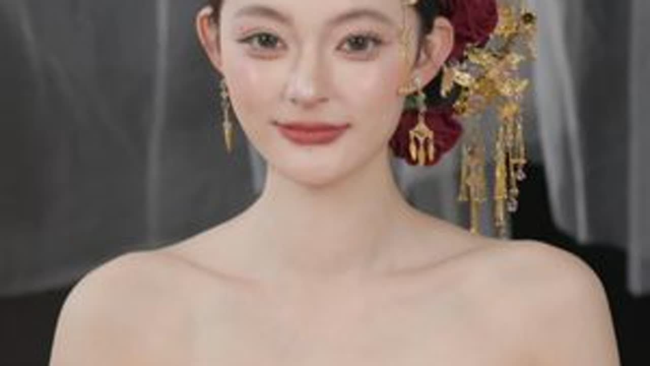 高颅顶后低盘完整发型教程、 #高颅顶   #高颅顶发型   #高颅顶神器   #发型教程