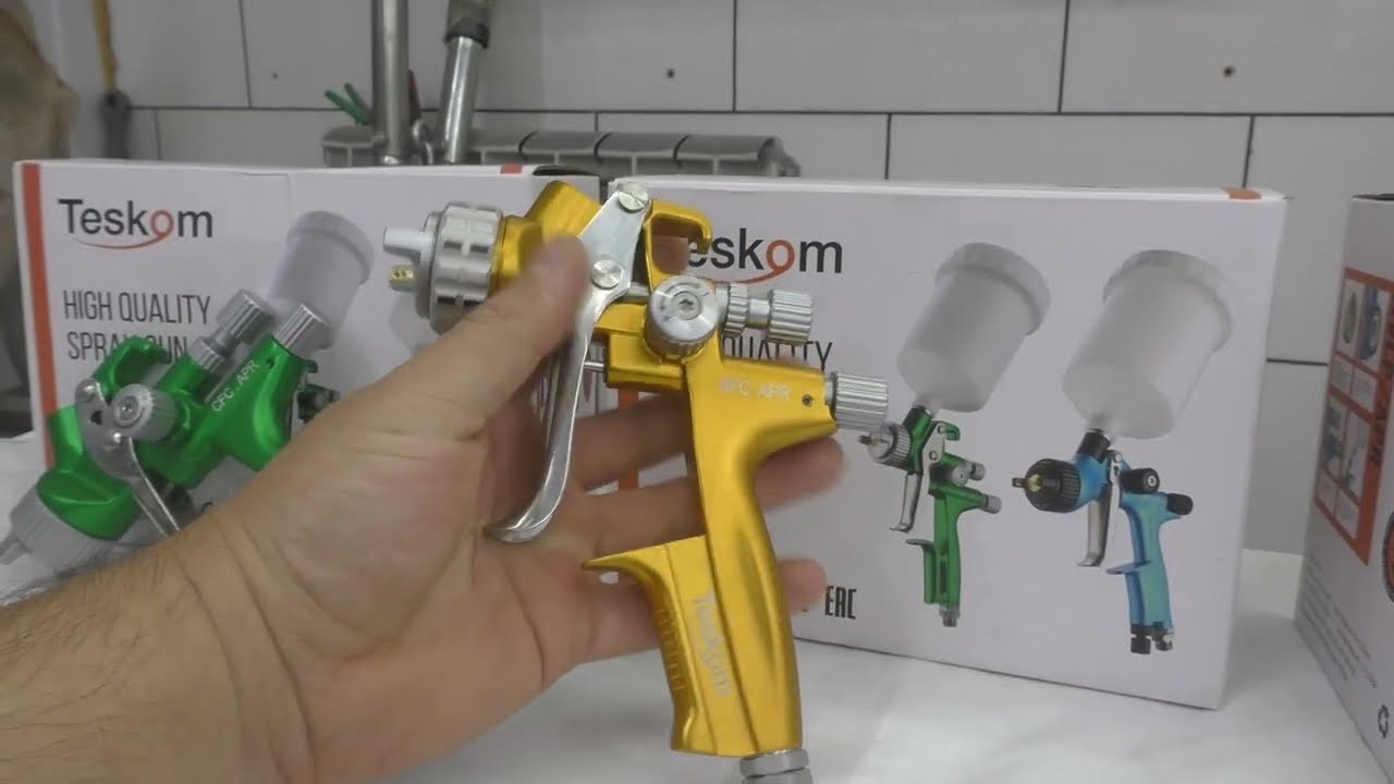 Тест краскопультов TESKOM ! Первое впечатление.