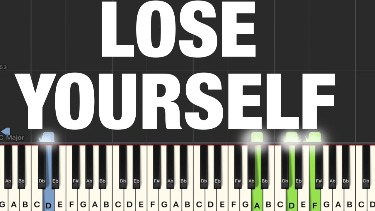 Eminem - Lose Yourself (8 Mile) Piano Tutorial | Medium