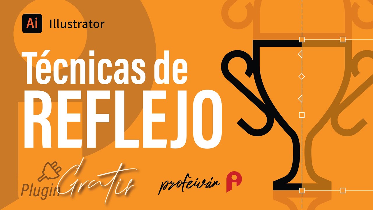 🦋Técnicas de reflejo en Illustrator - Bien explicado