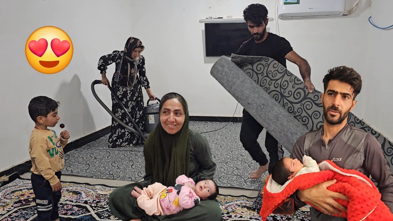 A challenging day with Saleh and Sadri: From building a house to counting down to the baby's birth