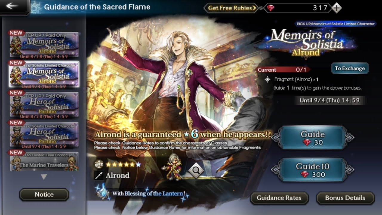 Pulling for Alrond (Octopath COTC)