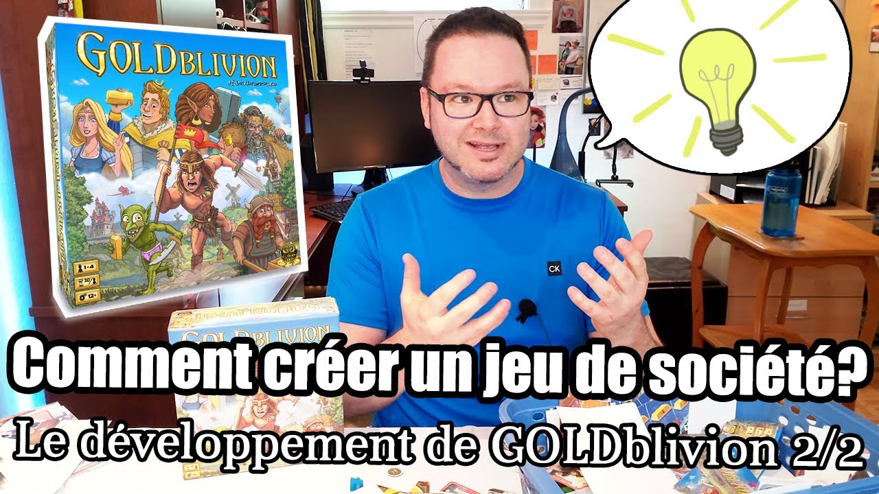 Comment créer un jeu de société? Développement de GOLDblivion 2/2