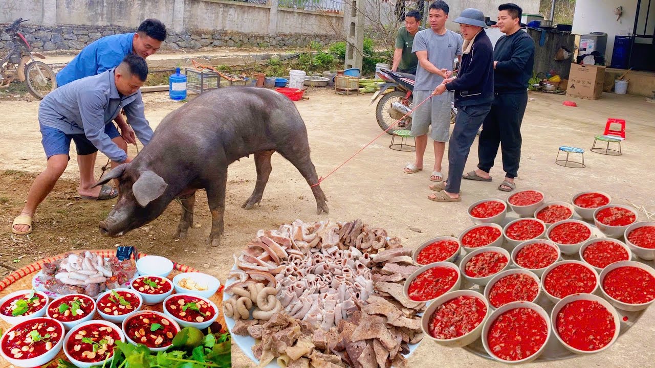 Giant pig's offal and blood soup for Tet (Vietnamese New Year) | Northwest Life