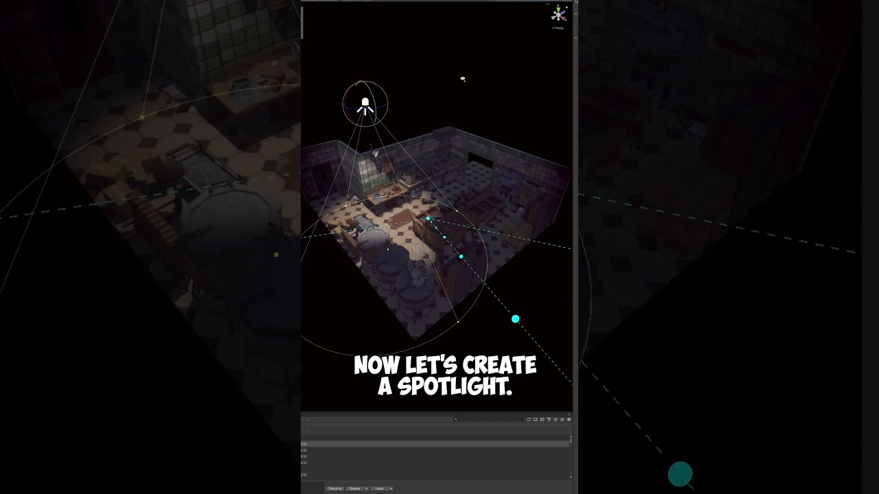 Как быстро осветить сцену в Unity