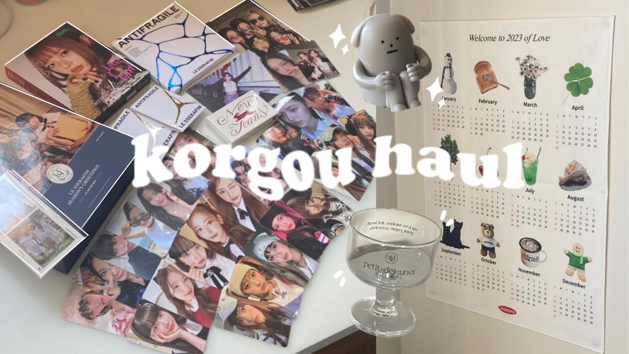 korean proxy korgou haul + unboxing 📦