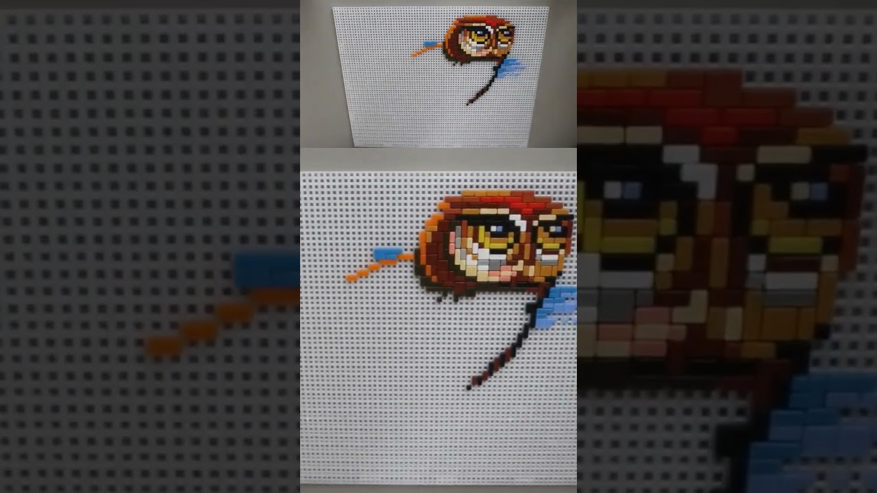 Ministeck speed art! 🦉       #speedart #ministeck #art