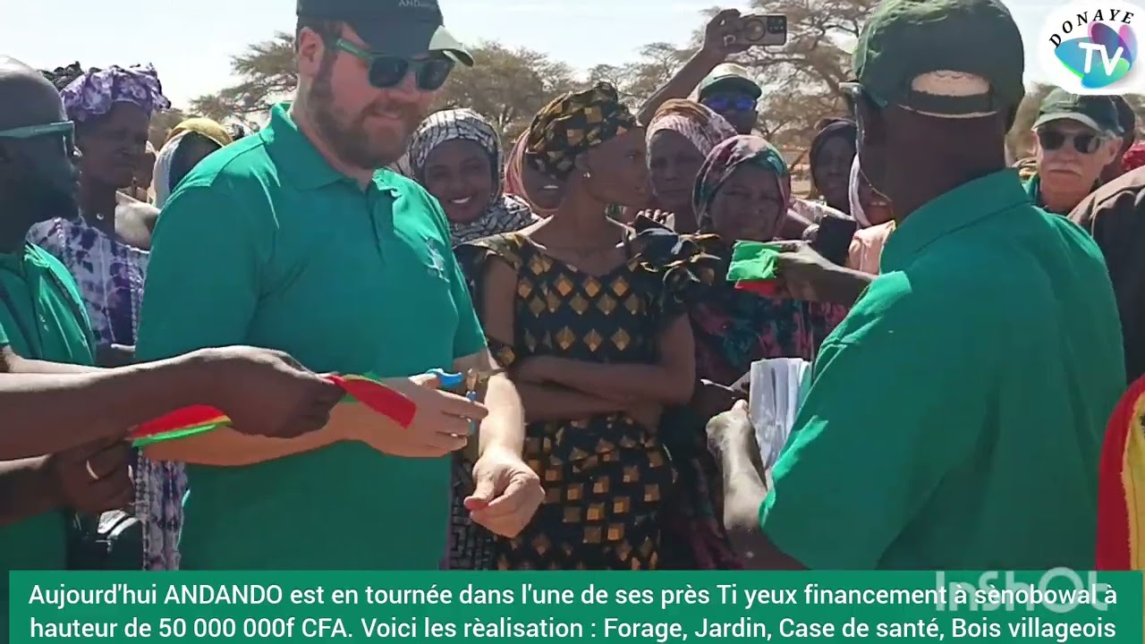 Aujourd'hui ANDANDO est en tournée dans l'une de ses financement à sènobowal Commune Ndiayéne Pendao