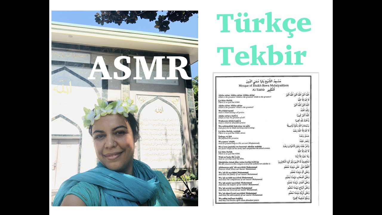 ASMR Tekbir- Türkçe تكبير 🌟 📿