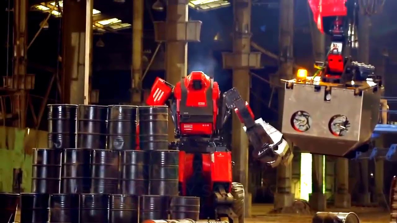 Giant Robot Duel   MegaBot VS Kuratas Supercut Fights only