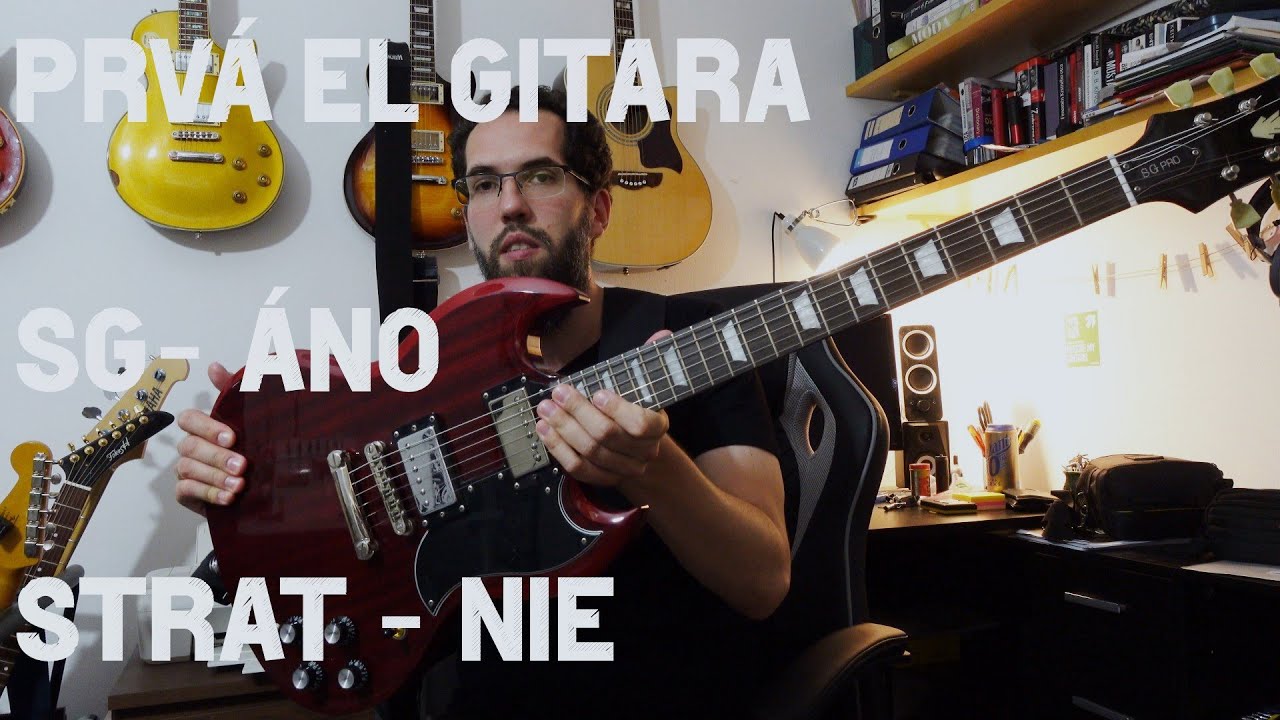 Prv&aacute; elektrick&aacute; gitara - Stratocaster - Nie / SG - &Aacute;no