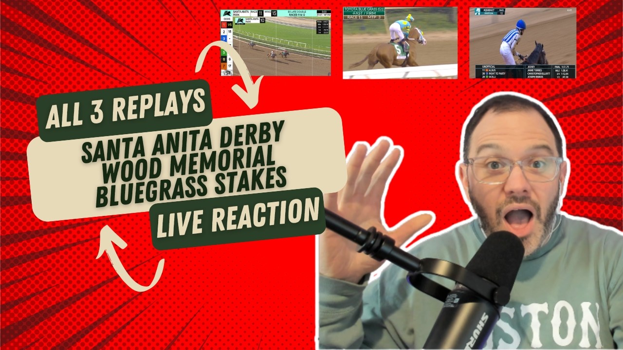 2026 Kentucky Derby Preps: Blue Grass Stakes, Wood Memorial & Santa Anita Derby &ndash; Full Race Replays