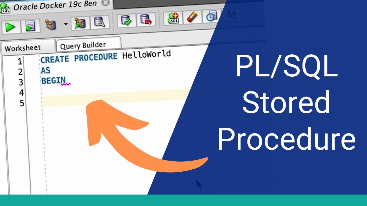 Как создать хранимую процедуру в Oracle PL/SQL