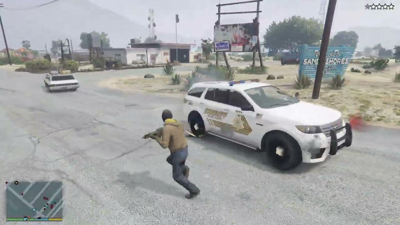 GTA 5 VE:DGA 5.1.2 Sandy shores Sheriff department Assassination + 5 star