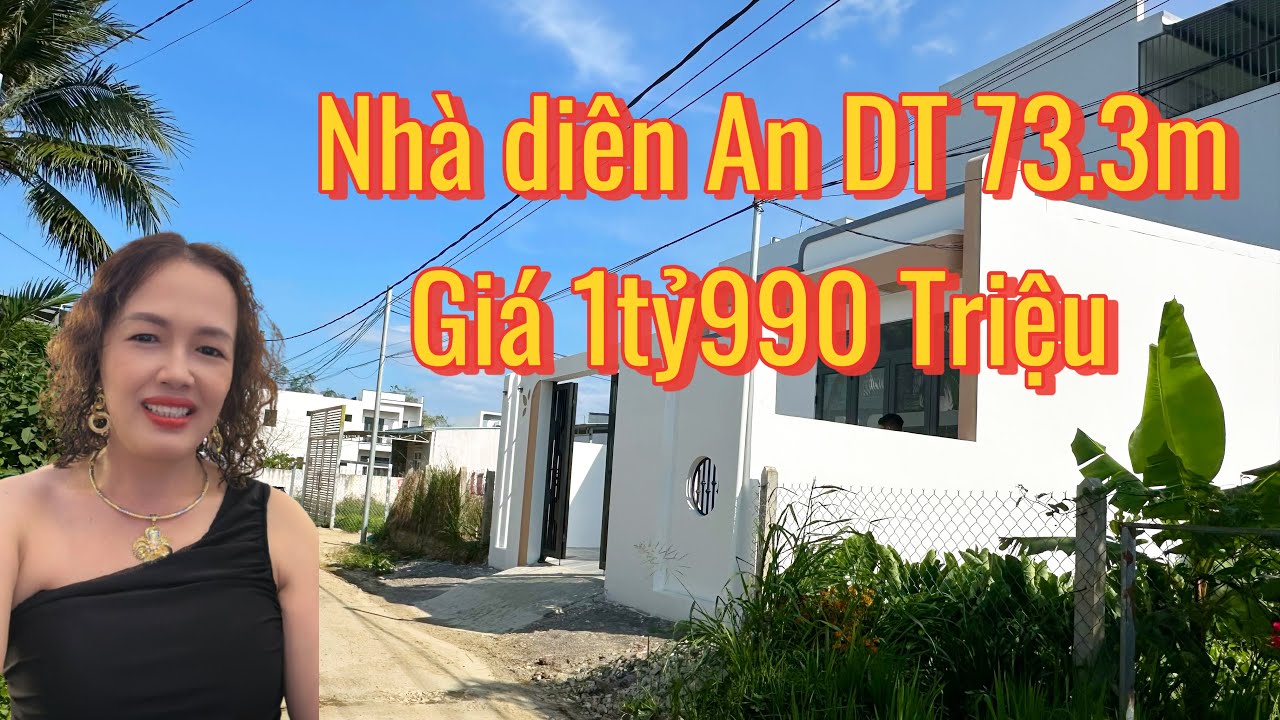 Nhà Diên An, Diên Khánh DT 73.3m 3 PN, 1WC đường oto 6m cạnh Bên KĐT Giá 1tỷ990 Triệu 